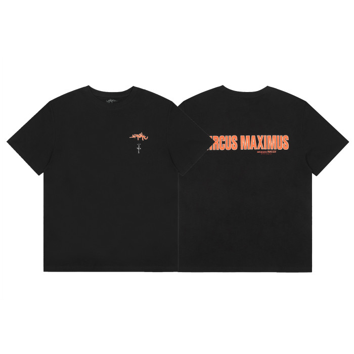 Travis Scott Circus Maximus Logo Tshirt Black