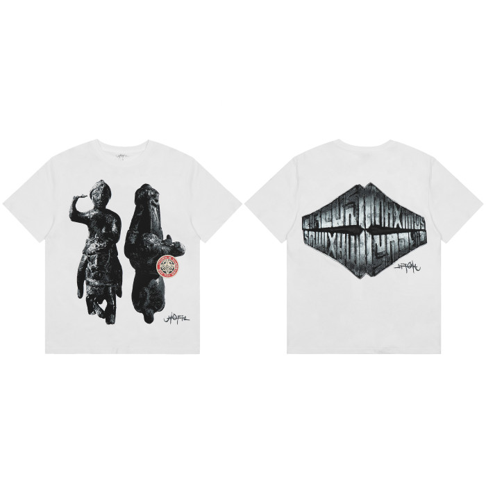 Travis Scott Sculpture Print Tshirt White