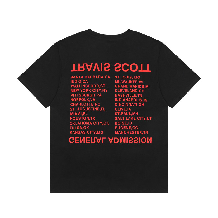 Travis Scott Eagle Print Tshirt Black