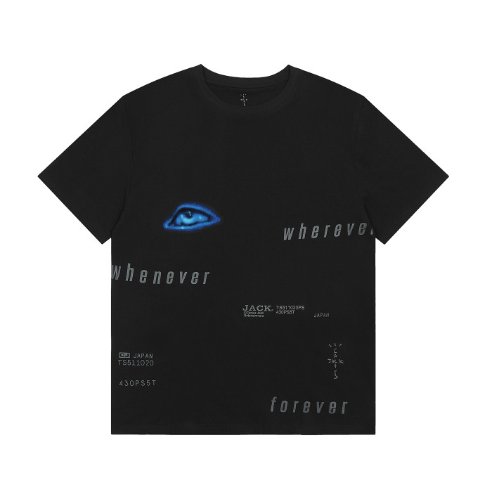 Travis Scott Eye Print Tshirt Black