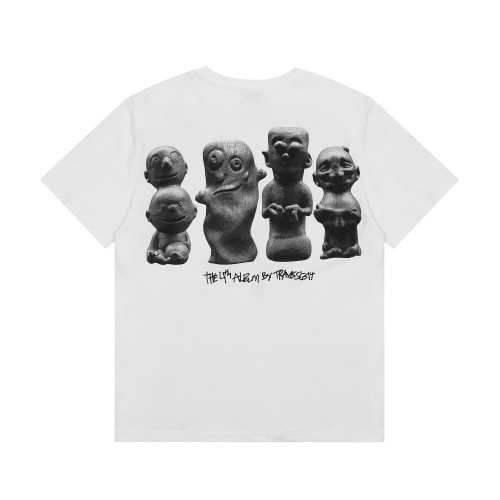 Travis Scott Sculpture Print Tshirt White