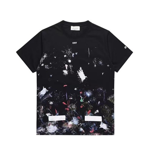 OFF-WHITE Fireworks Print Shirt Black