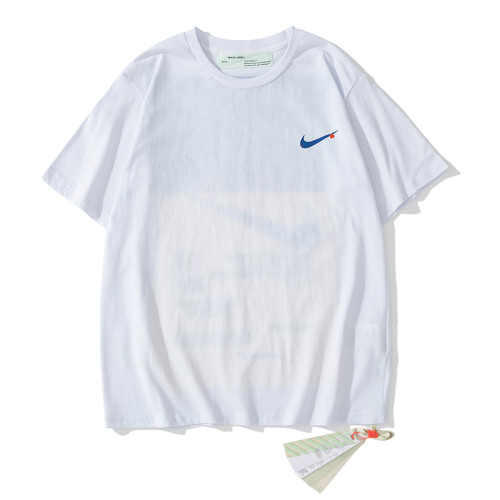 OFF-WHITE Nike Logo Print Shirt Yellow/Blue