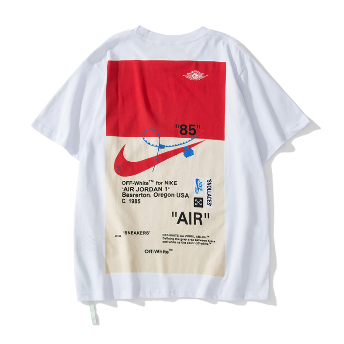 OFF-WHITE Nike Logo Print Shirt Yellow/Red