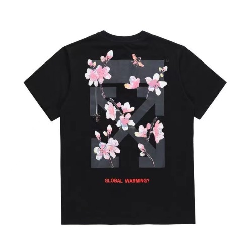 OFF-WHITE Cherry Blossoms Print Shirt Black