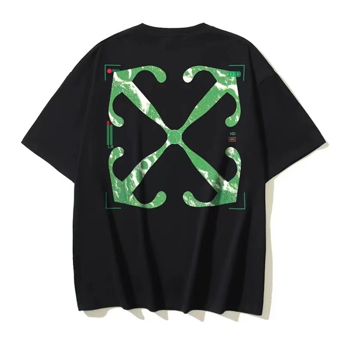 OFF-WHITE Moon Images Print Shirt Black