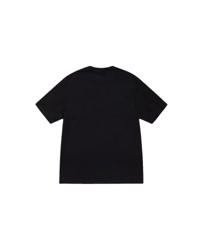 STUSSY DOG PRINT TEE BLACK