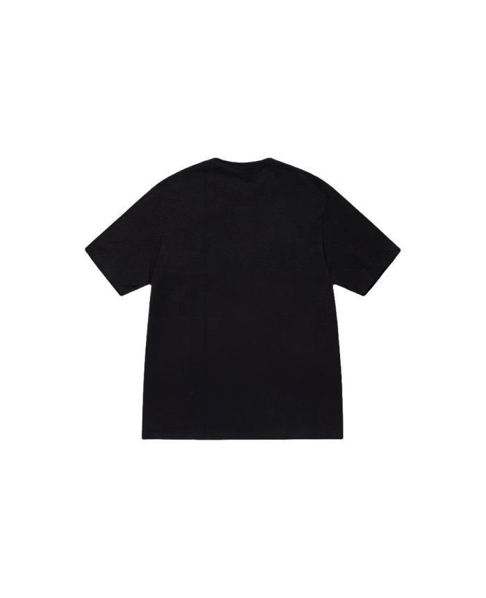 STUSSY DOG PRINT TEE BLACK