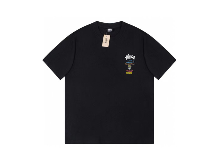 STUSSY FANTASTIC FOUR  TEE  BLACK