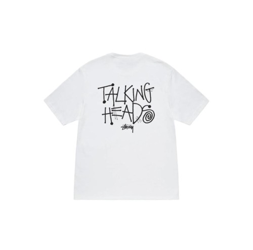 STUSSY SINGER PRINT TEE WHITE