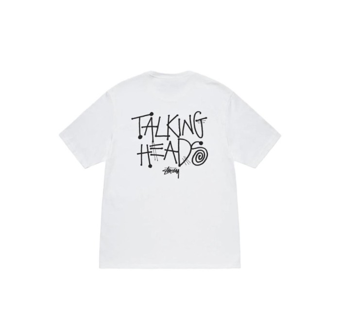 STUSSY SINGER PRINT TEE WHITE