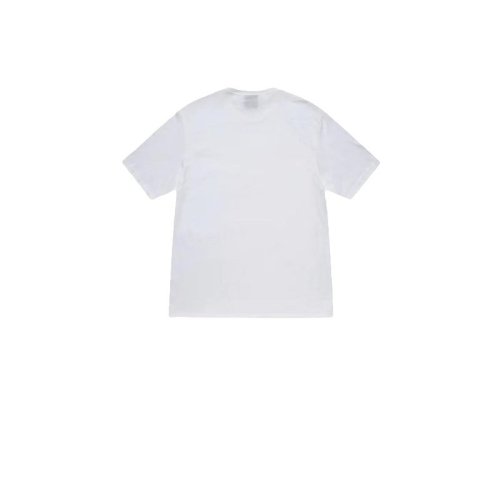 STUSSY LADYBUG PRINT TEE WHITE
