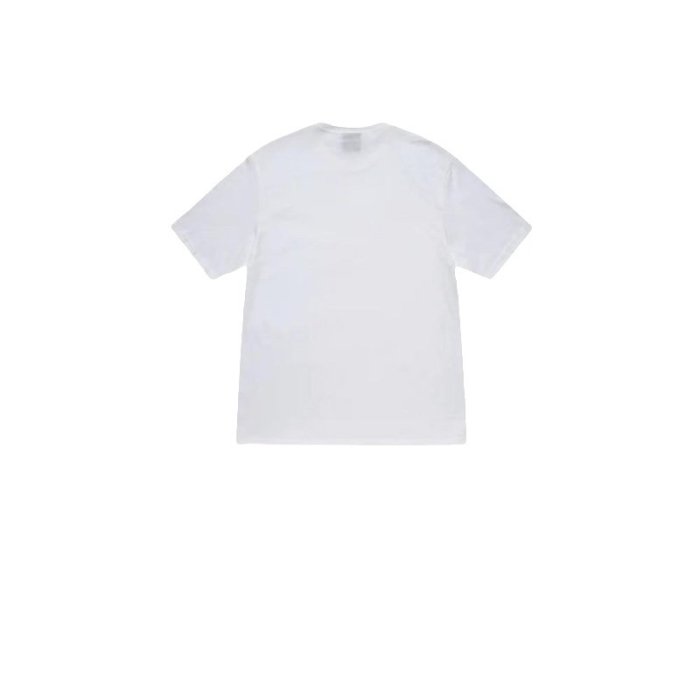 STUSSY LADYBUG PRINT TEE WHITE