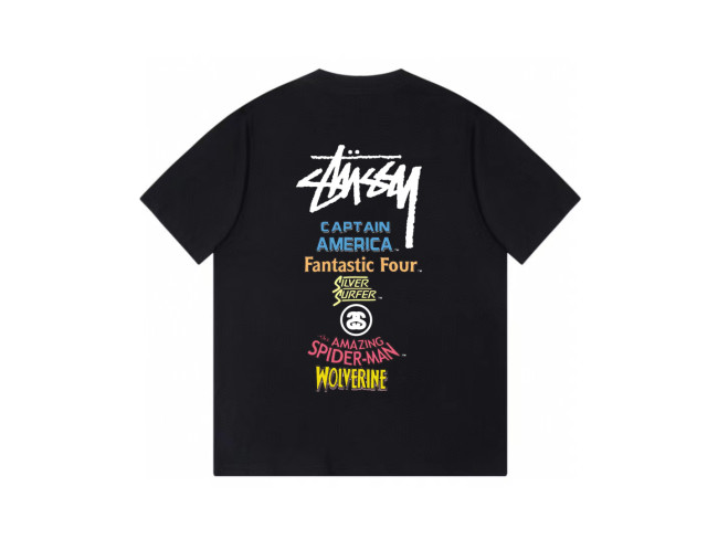 STUSSY FANTASTIC FOUR  TEE  BLACK