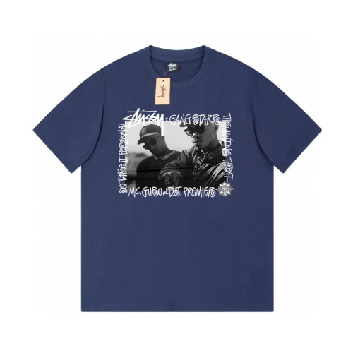 STUSSY PORTRAIT PRINT TEE NAVY