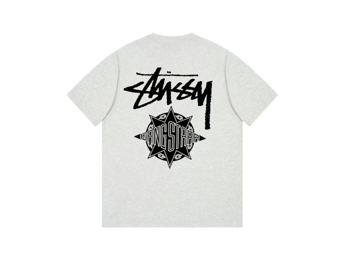 STUSSY PORTRAIT PRINT TEE GREY