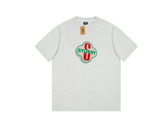 STUSSY 3D LOGO TEE GREY