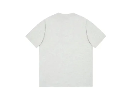 STUSSY GRAFFITI LOGO PRINT TEE GREY