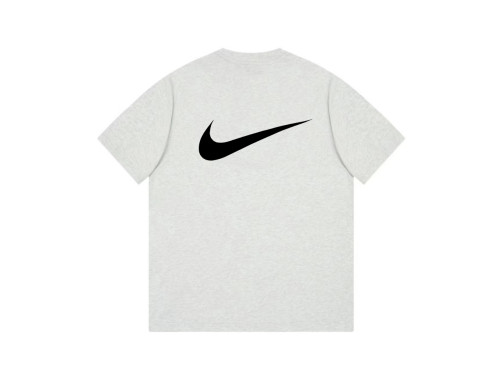 STUSSY ×NIKE  LOGO TEE GREY