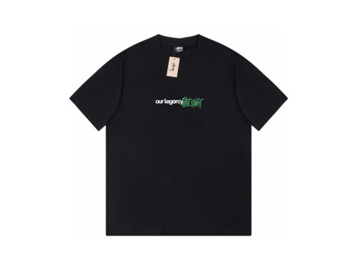STUSSY × OURLEGACY LOGO TEE BLACK