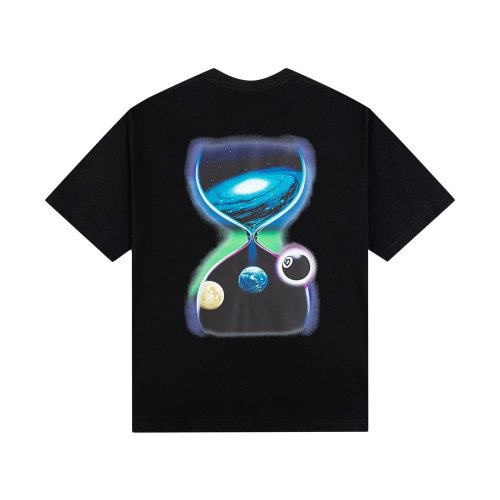 STUSSY HOURGLASS PRINT TEE BLACK