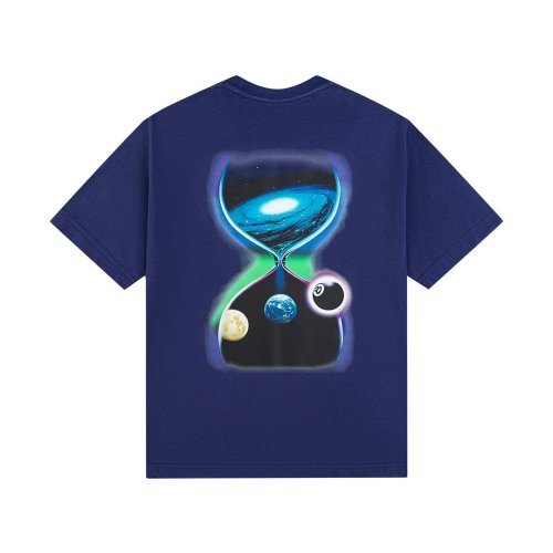 STUSSY HOURGLASS PRINT TEE NAVY