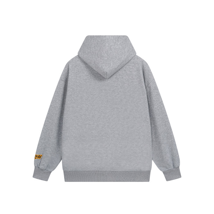 Drew House Smiley Face Series Mascot Navy Smiley Face Hooded Fleece Sweatshirt Winter Unisex Navy Blue