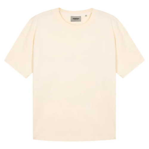 FOG Fear of God 21 Reproduced short -sleeved Essentials Summer casual T -shirt Beige