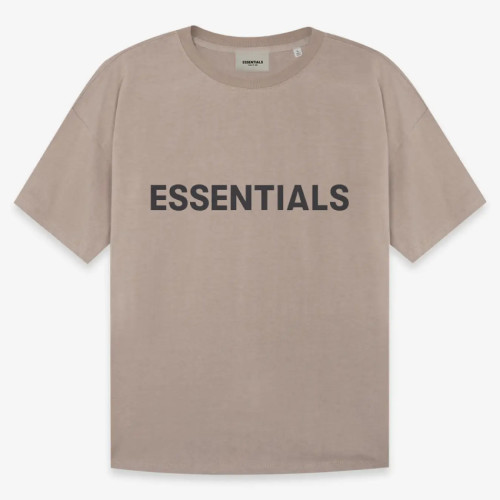 FOG Fear of God 20 Reproduced Short -sleeved Essentials Loose Round Neck T -shirt Khaki