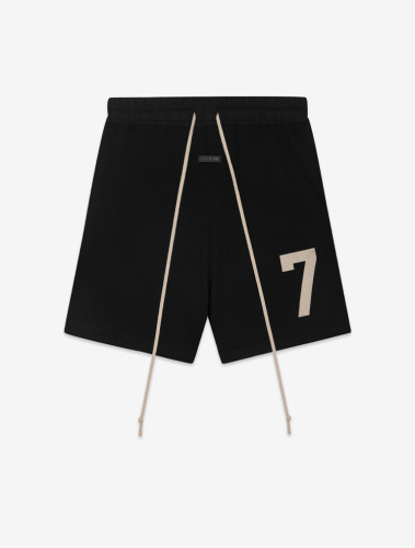 FEAR OF GOD Mainline 7-character flocked shorts