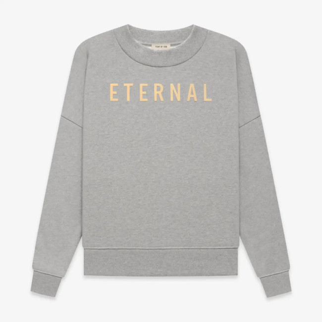 FOG FEAR OF GOD Season 8 Eternal Round Neck Sweatshirt Retro Casual Loose Top
