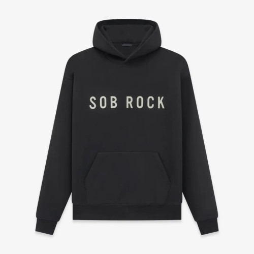FOG FEAR OF GOD mainline band hoodie casual oversize sweatshirt black