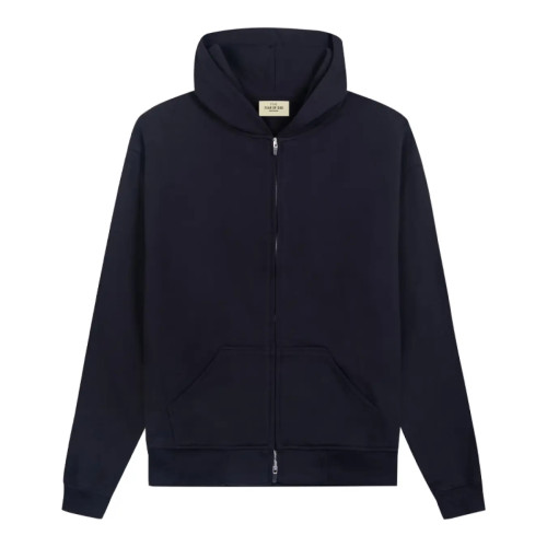 FOG FEAR OF GOD zipper cardigan jacket casual hooded sweatshirt BLACK