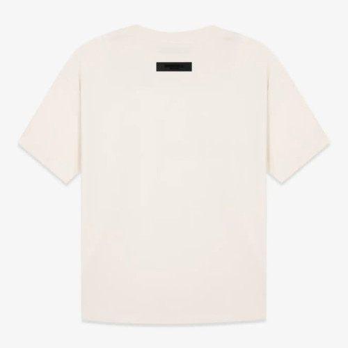 FOG FEAR OF GOD 22 ESSENTIALS double line single row flocking loose T-shirt white
