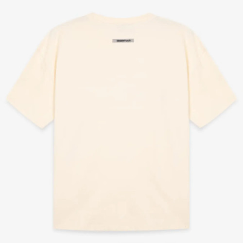 FOG Fear of God 20 Reproduced Short -sleeved Essentials Loose Round Neck T -shirt off white