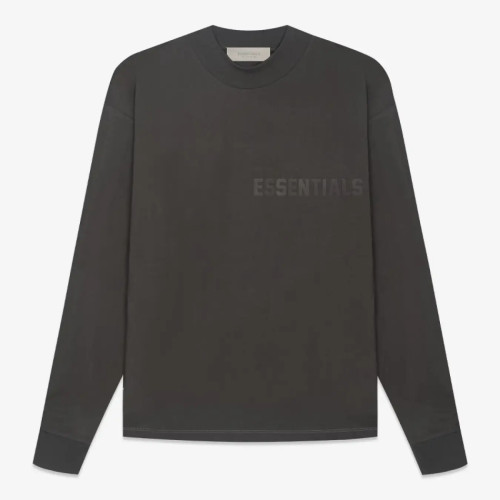 FOG FEAR OF GOD Essentials casual bottoming shirt 22 renewal long sleeves Brown black