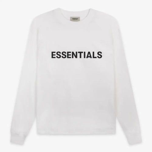 FOG FEAR OF GOD ESSENTIALS Casual Bottoming Multi-line Long Sleeve white