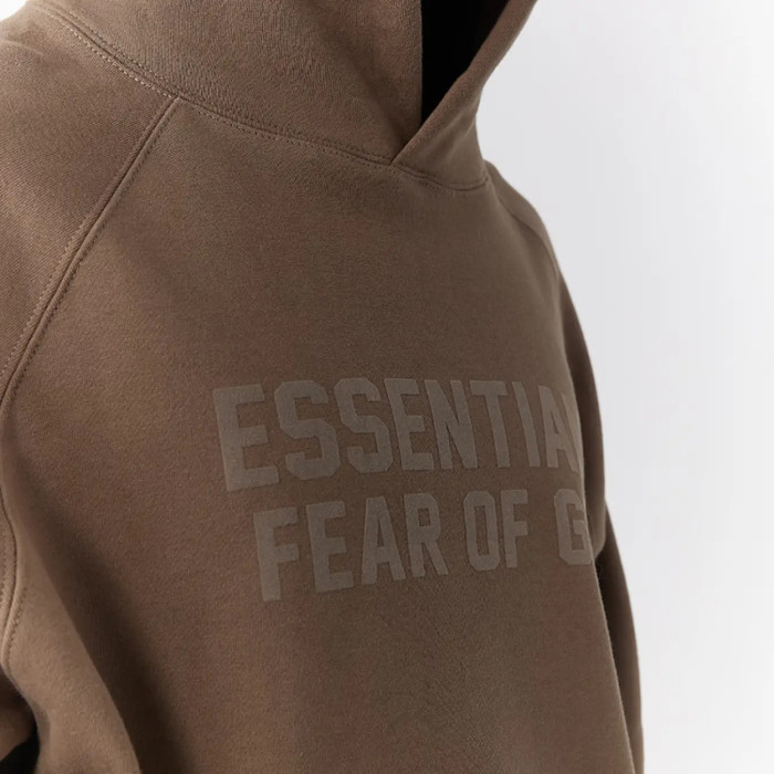 FOG FEAR OF GOD ESSENTIALS double line sweatshirt 22 chest flocking hoodie