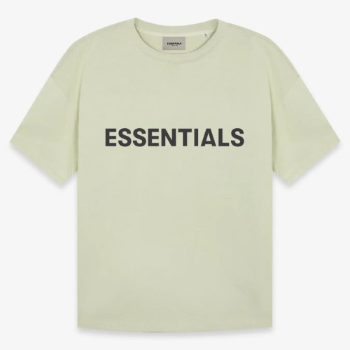 FOG Fear of God 20 Reproduced Short -sleeved Essentials Loose Round Neck T -shirt Avocado