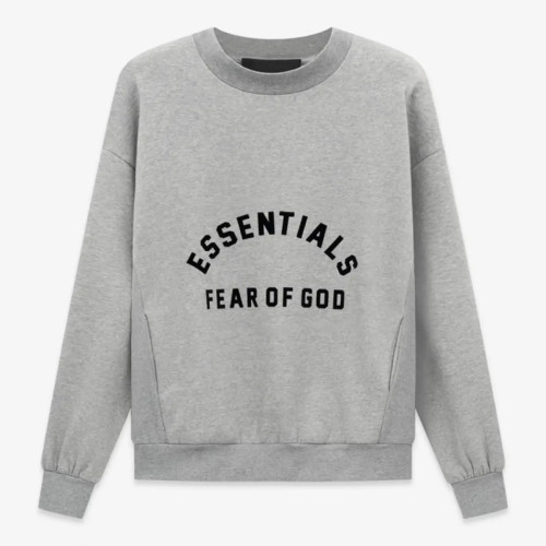 FOG FEAR OF GOD 23 double line semi-arc round neck sweatshirt ESSENTIALS casual top