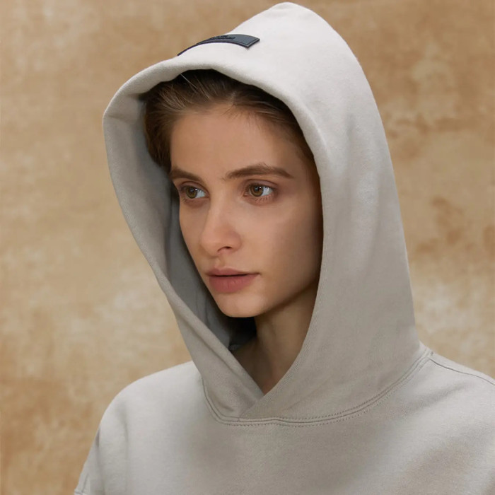 FOG FEAR OF GOD ESSENTIALS retro casual sweatshirt 22 multi-line hemless hoodie