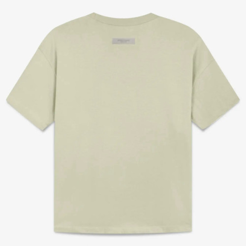 FOG Fear of God 22 replica dual -hushed short -sleeved ESSENTIALS T -shirt avocado