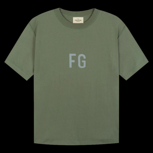 FOG FEAR OF GOD loose T-shirt military green