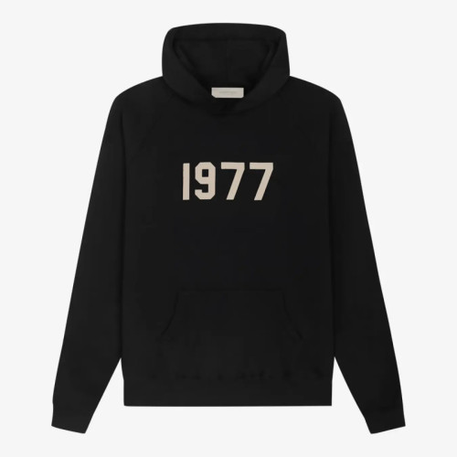 FOG FEAR OF GOD 22 double line 1977 flocked hoodie ESSENTIALS hooded sweatshirt