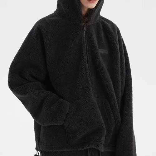 FOG FEAR OF GOD 22 multi-threaded half-zip cotton ESSENTIALS casual sherpa hoodie