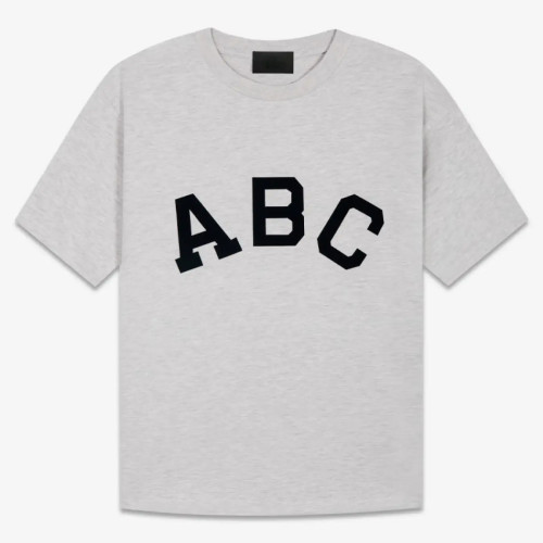 FOG FEAR OF GOD Season 7 main line ABC letter loose T-shirt gray