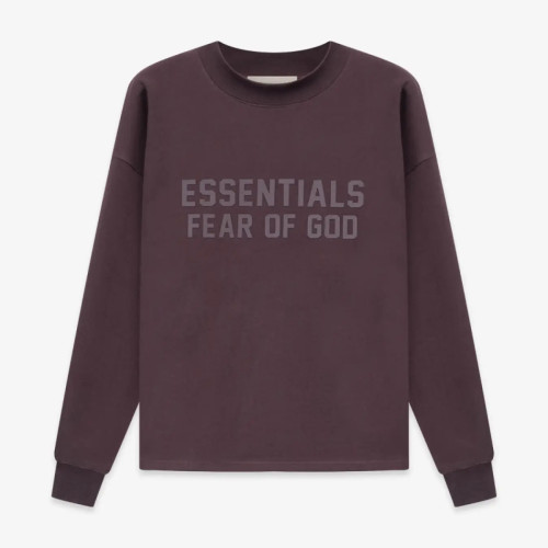 FOG FEAR OF GOD 23 double line hemless round neck sweatshirt ESSENTIALS simple top