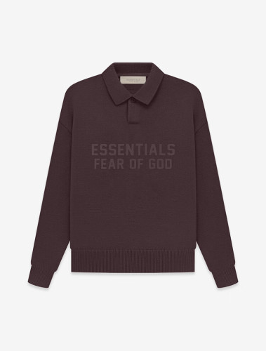 FEAR OF GOD ESSENTIALS Double row Polo sweater