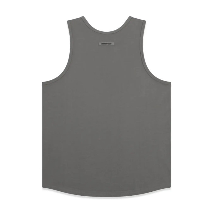 FOG FEAR OF GOD vest ESSENTIALS casual loose bottoming shirt charcoal gray