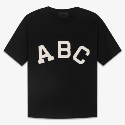 FOG FEAR OF GOD Season 7 main line ABC letter loose T-shirt  black